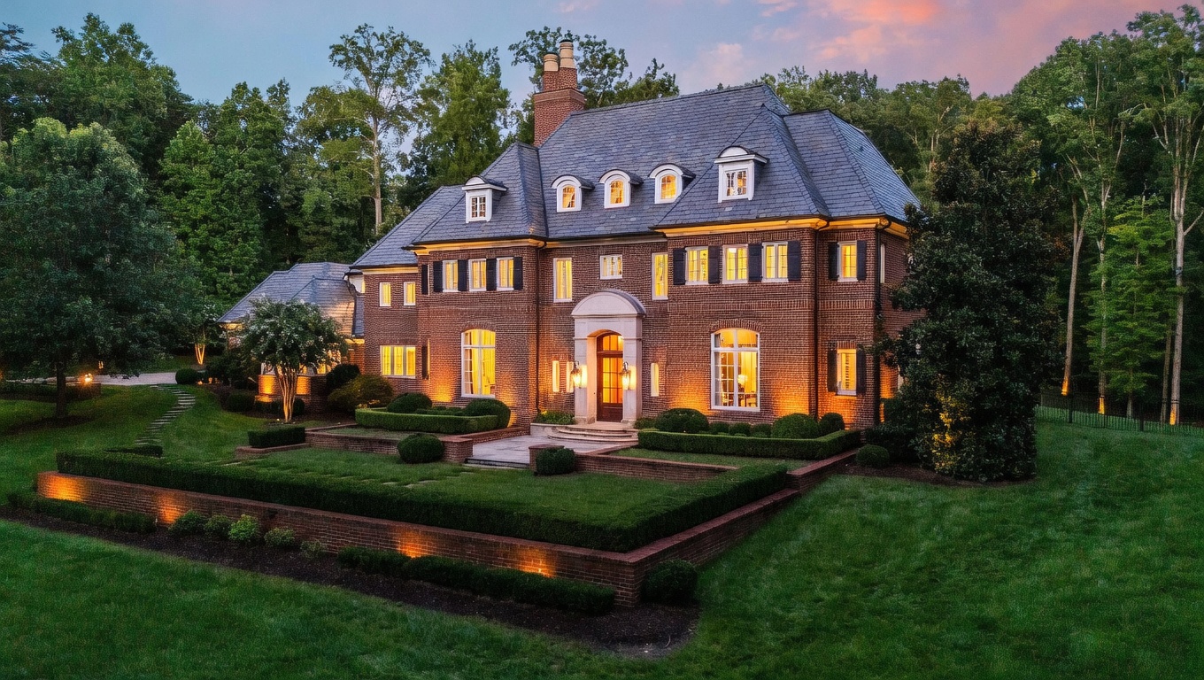 33-Acre Lakefront Sanctuary of Architectural Distinction on Lake Norman