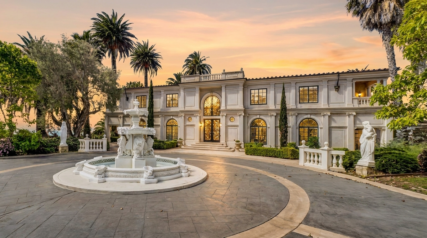 A Neoclassical Legacy Estate Commanding the Pacific Horizon