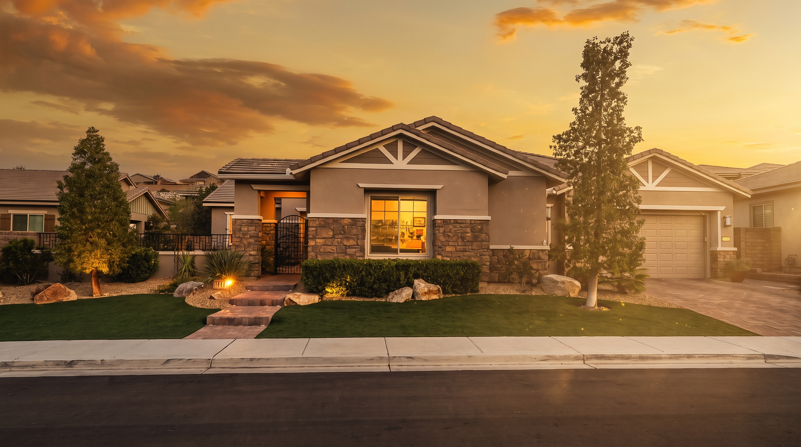 Resort-Style Single-Story Living Behind the Gates of Reverence