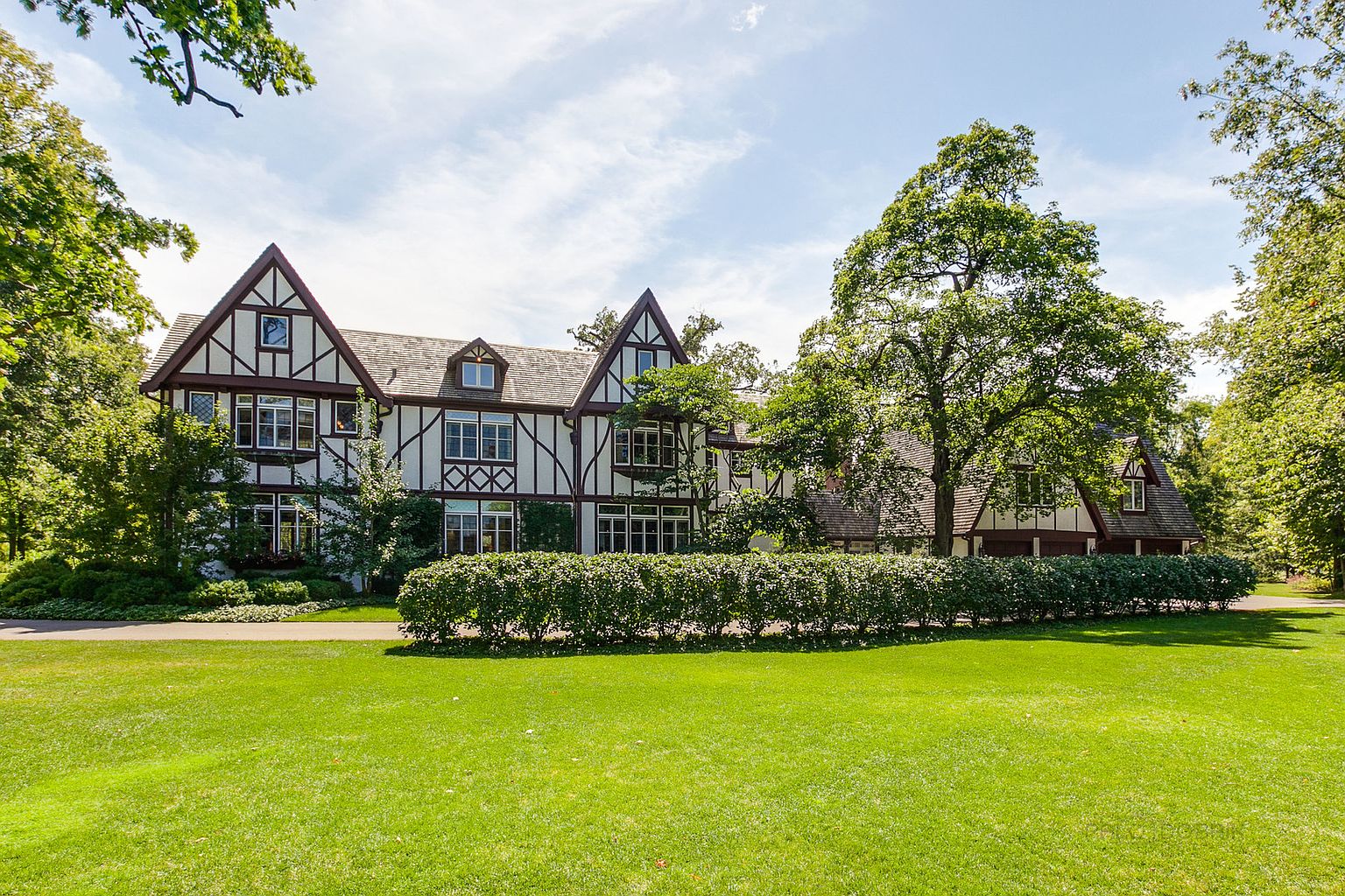 Tudor Grandeur on Ten Private Acres in Lake Forest