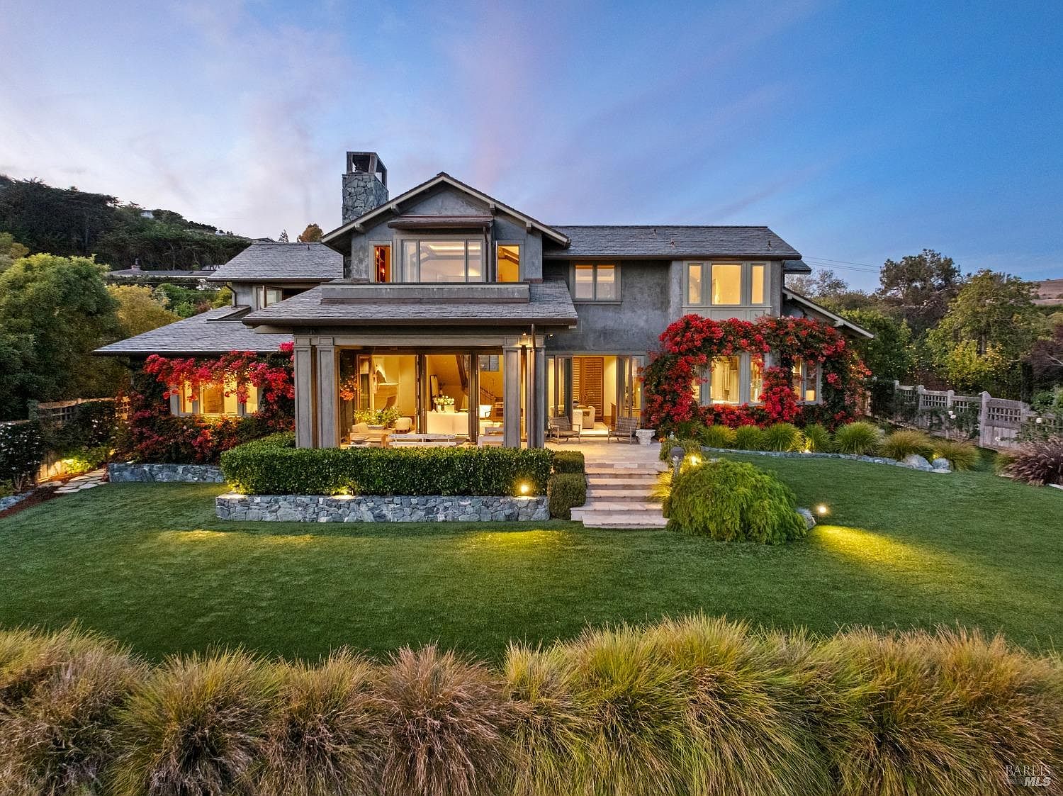 Custom Tiburon Estate with Panoramic Bay Views