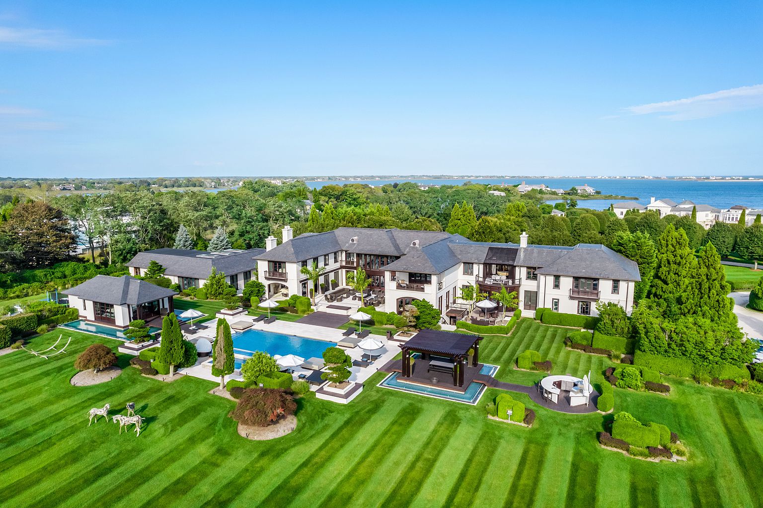 A Private Peninsula Estate Commanding Mecox Bay's Most Coveted Shores