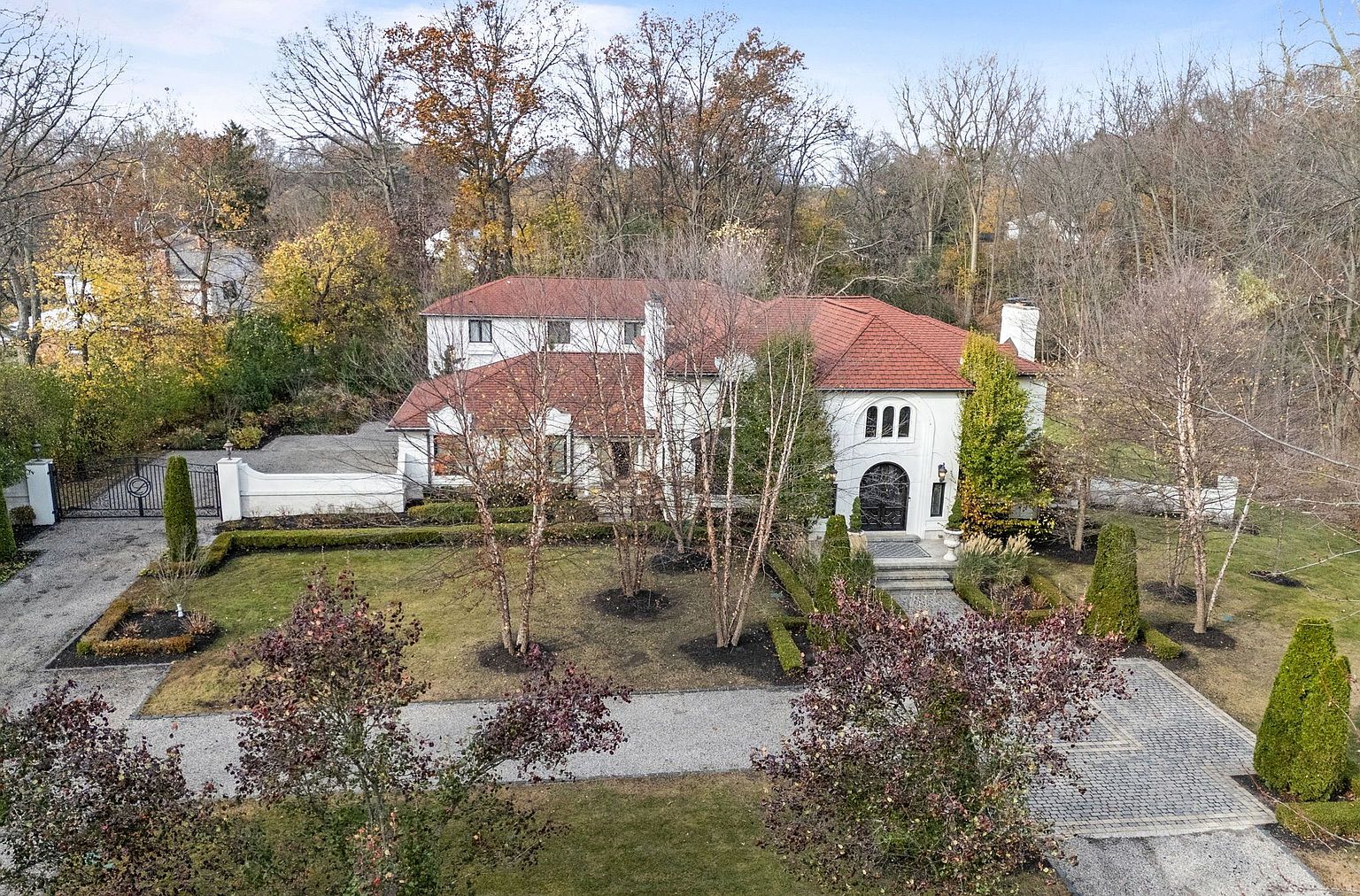 European-Inspired Estate with Rouge River Views in Bloomfield Hills