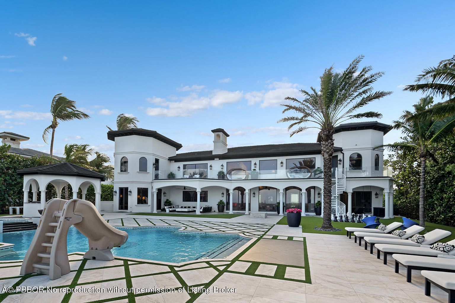 Oceanfront Estate with 140 Feet of Private Atlantic Frontage