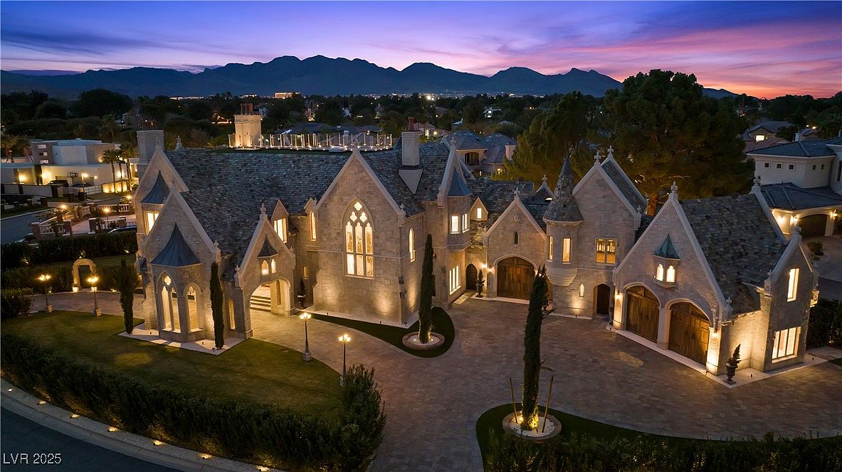 European Castle Reimagined with Modern Luxury in Vegas