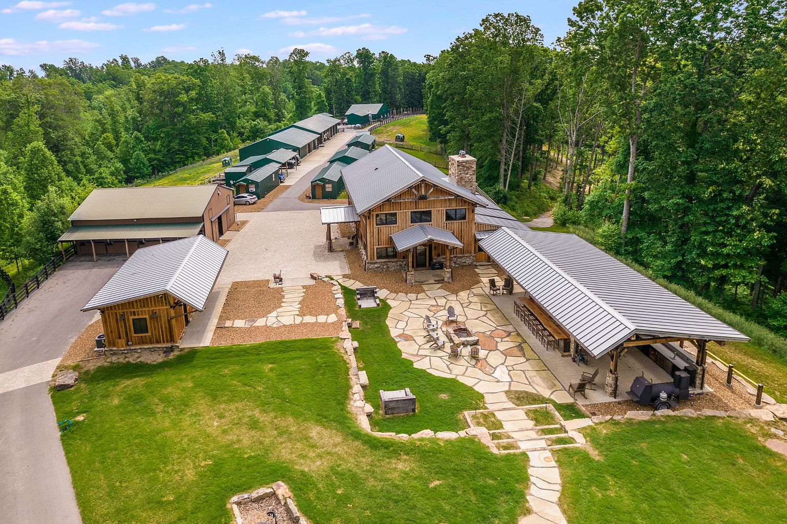 225-Acre Gated Estate with Award-Winning Lodge Design