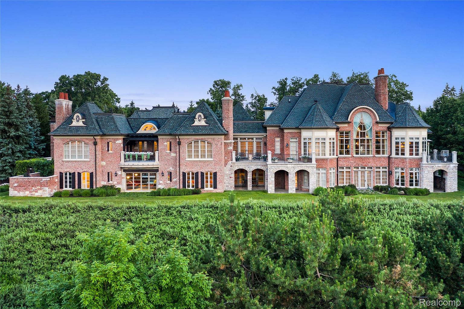 Italian Villa Masterpiece Overlooking Turtle Lake