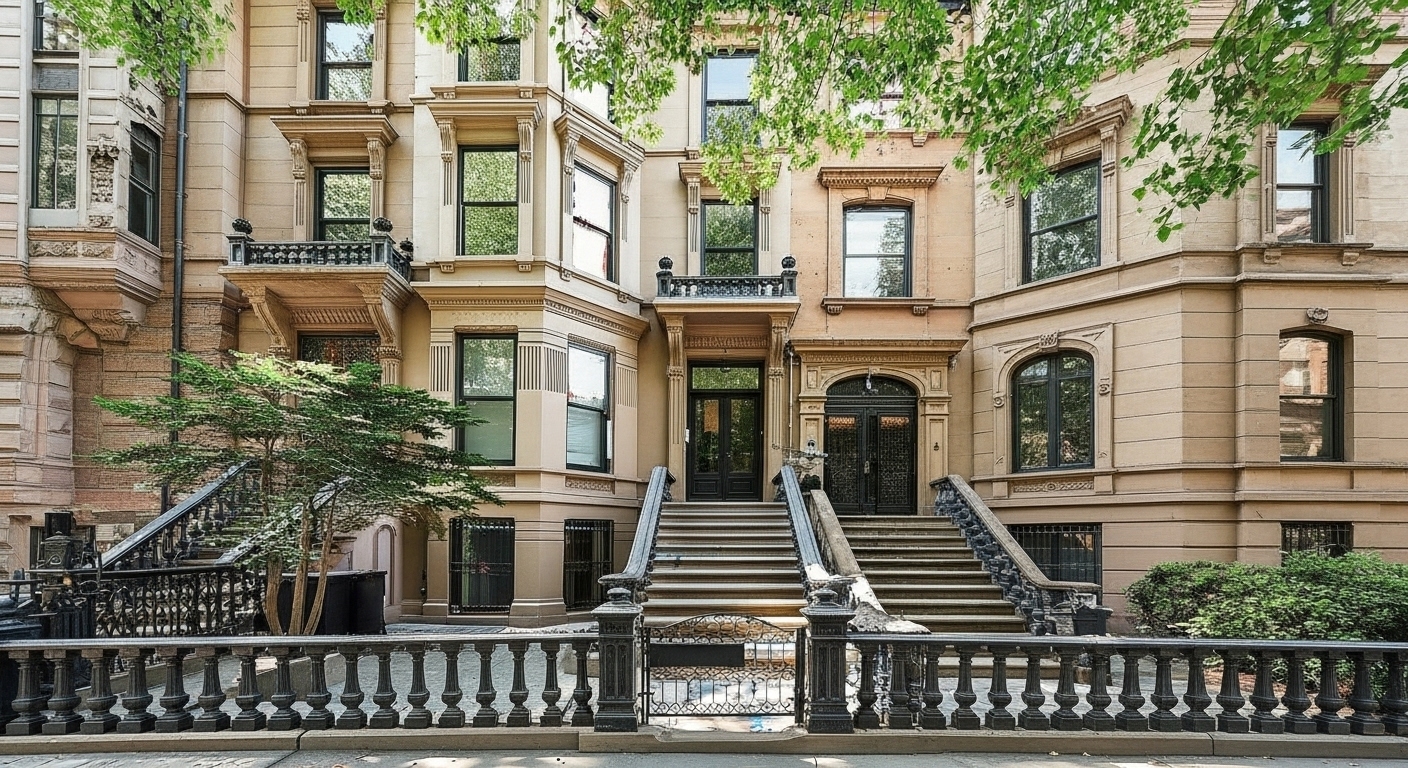 Neo-Grec Brownstone Duplex with Private Garden Sanctuary