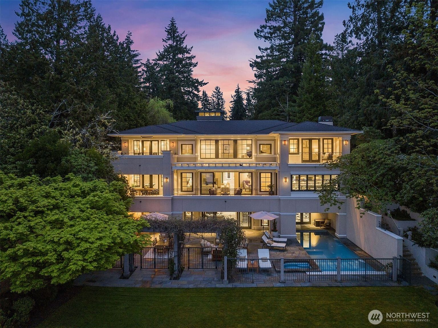 West-Facing Waterfront Legacy Estate on Lake Washington