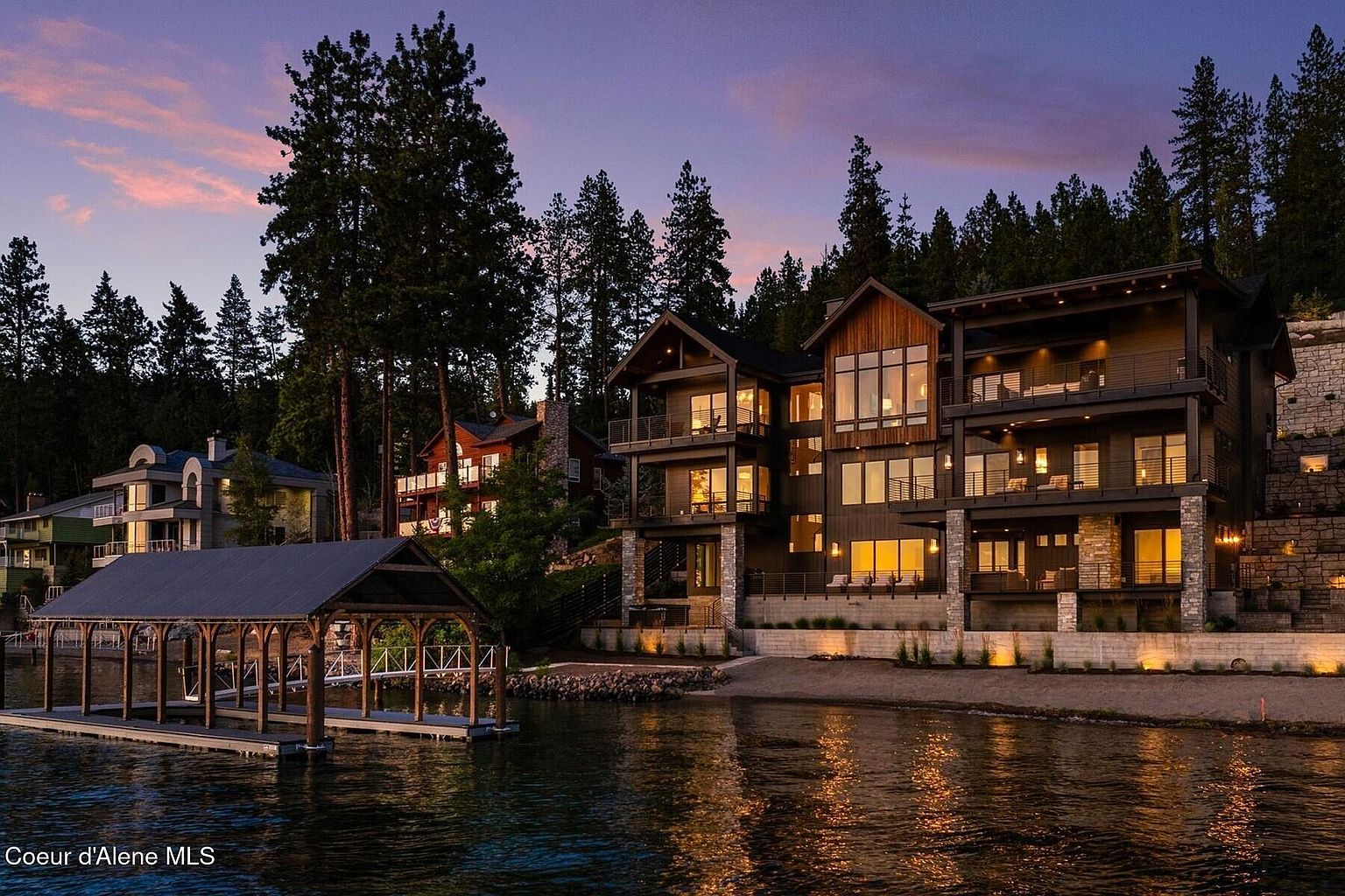 Bennett Bay Architectural Marvel with Private Lakefront Sanctuary