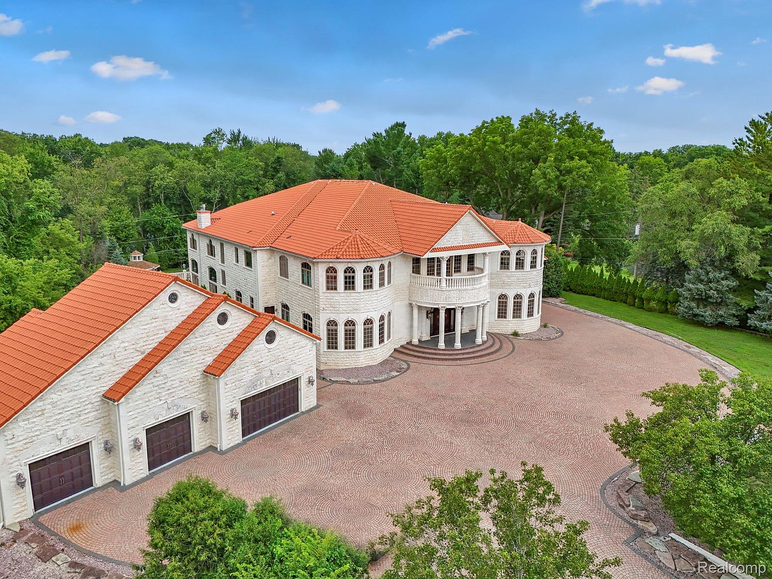 Mediterranean Grandeur Meets Contemporary Luxury on Private Northville Estate