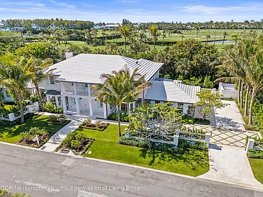 Newly Completed Palm Beach Masterpiece with Golf Course Views