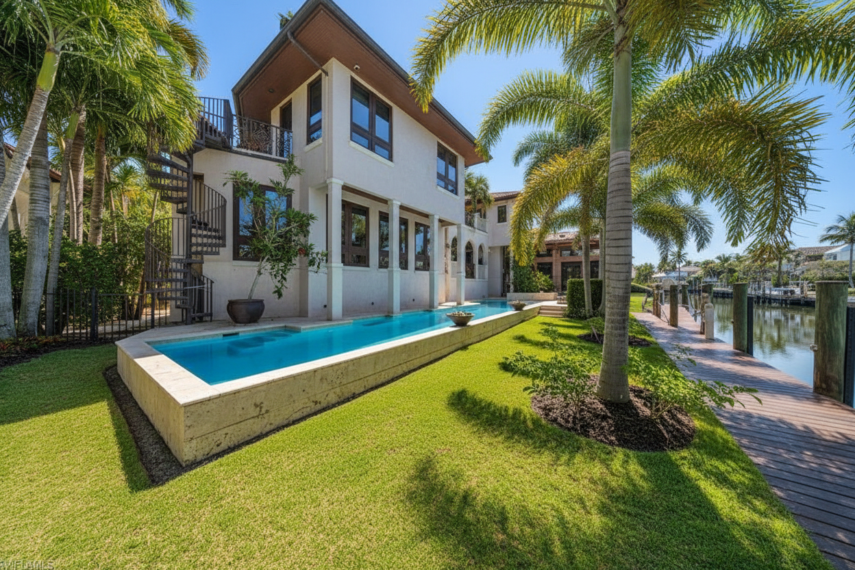 Architectural Masterpiece in Naples' Coveted Bridge-Free Enclave