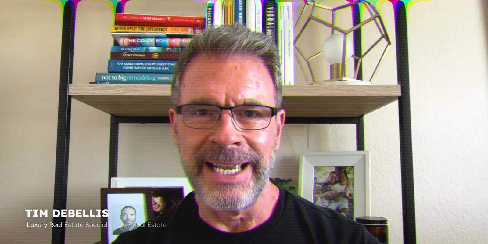 Tim DeBellis speaking from his office during the case-study interview