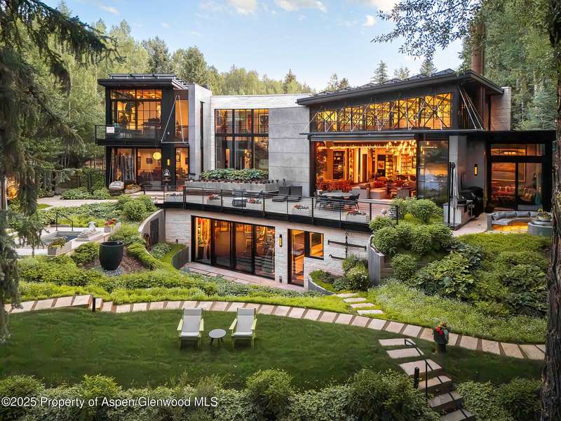 Architectural Masterpiece on Private Roaring Fork River Island