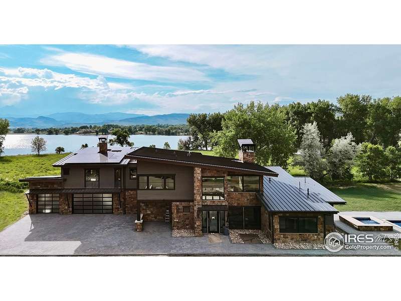 Lakefront Estate with Front Range Views