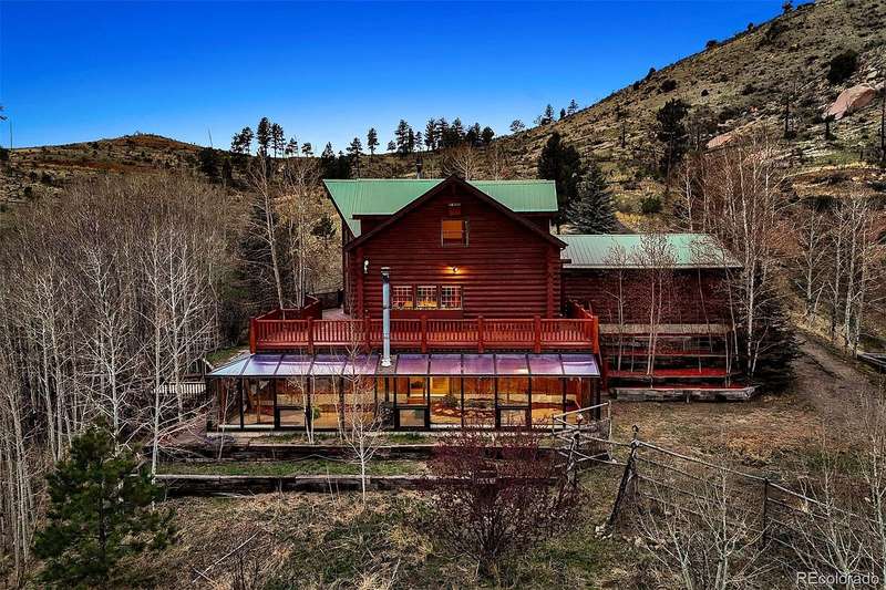 Artisan Log Retreat on 13 Private Mountain Acres