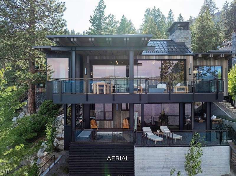 Modern Lakefront Sanctuary on Crystal Bay's Pristine Shoreline