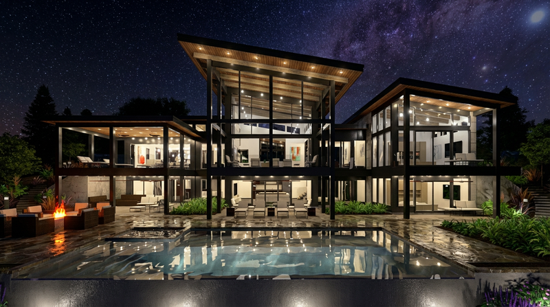 Contemporary Masterpiece on Torch Lake's Legendary Shoreline