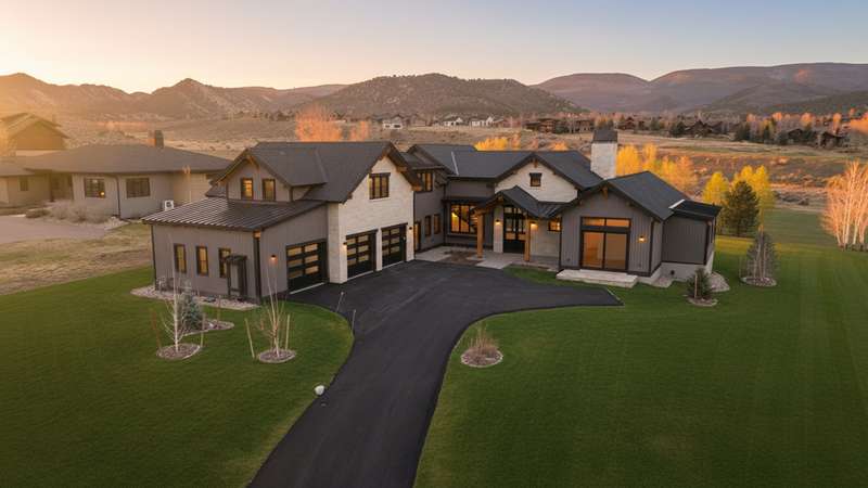 Fairway-Front Mountain Modern Sanctuary in Eagle Ranch
