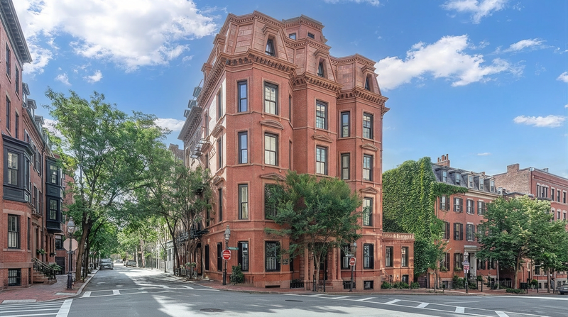 Iconic Beacon Hill Corner Mansion Completely Restored